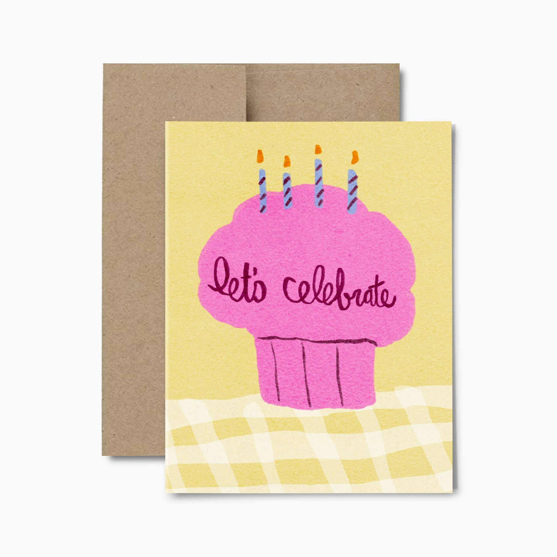 Celebrate Cake Card by Rhubarb Rodeo