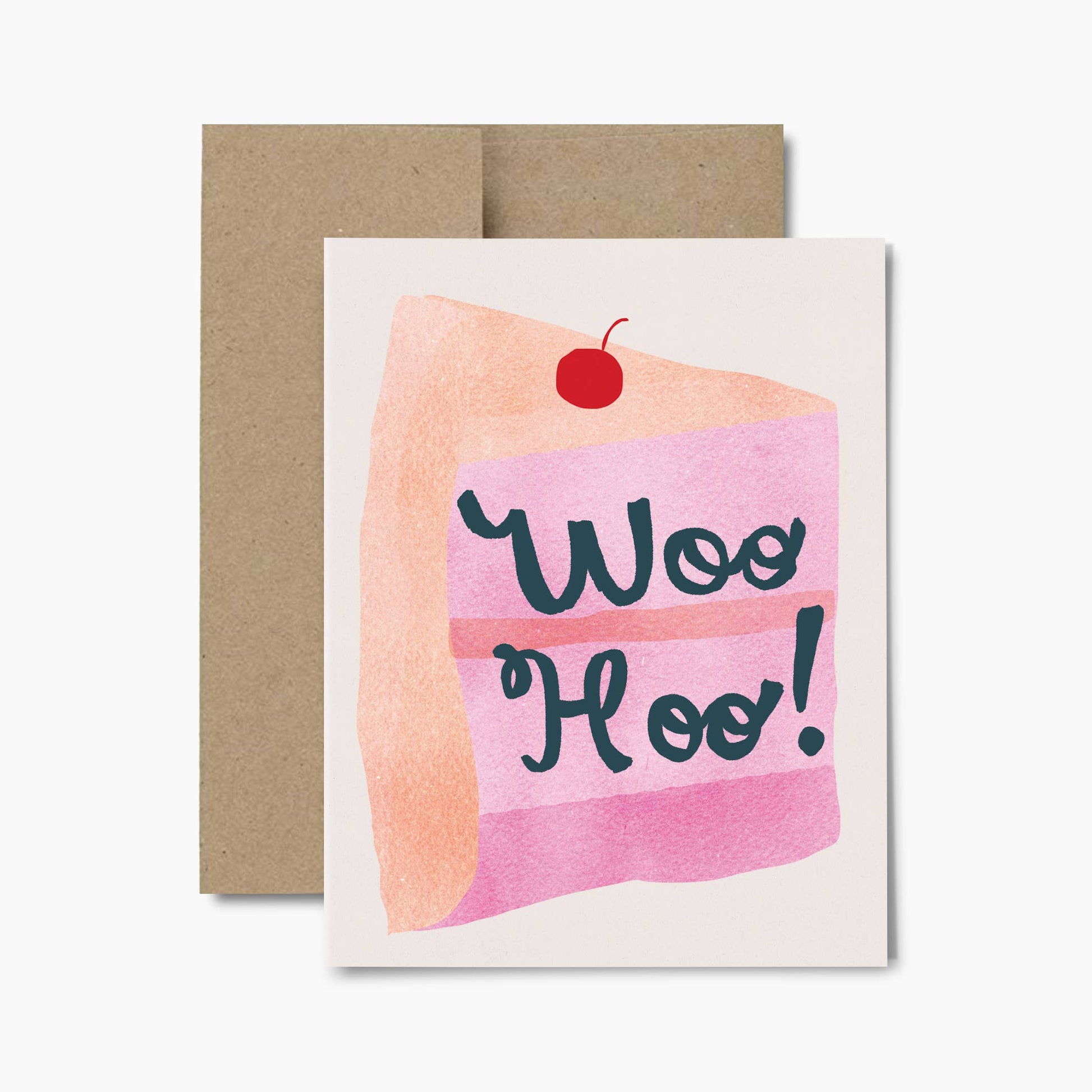 Woo Hoo Cake Card by Rhubarb Rodeo