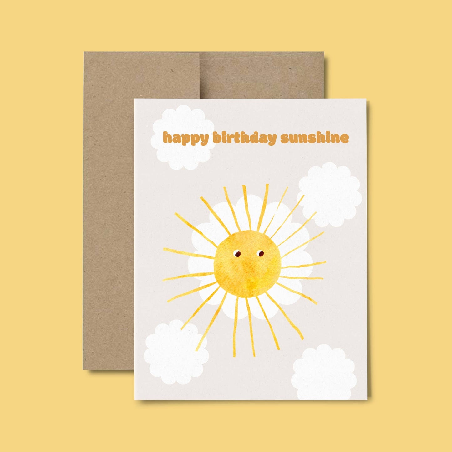 Birthday Sunshine Card by Rhubarb Rodeo