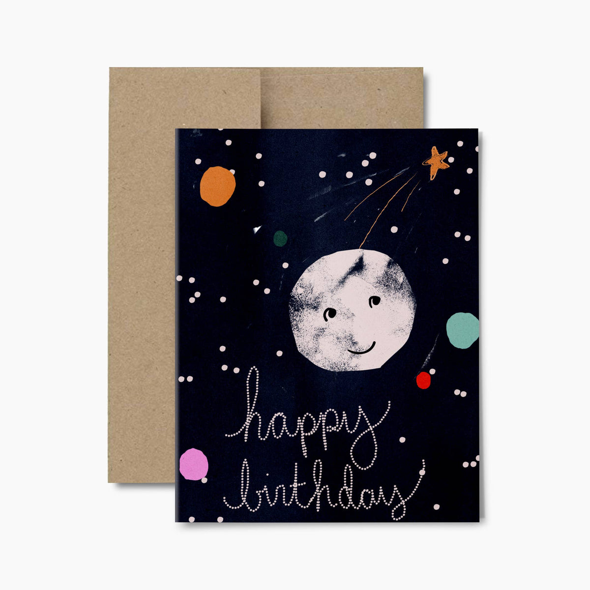 Space Birthday Card by Rhubarb Rodeo