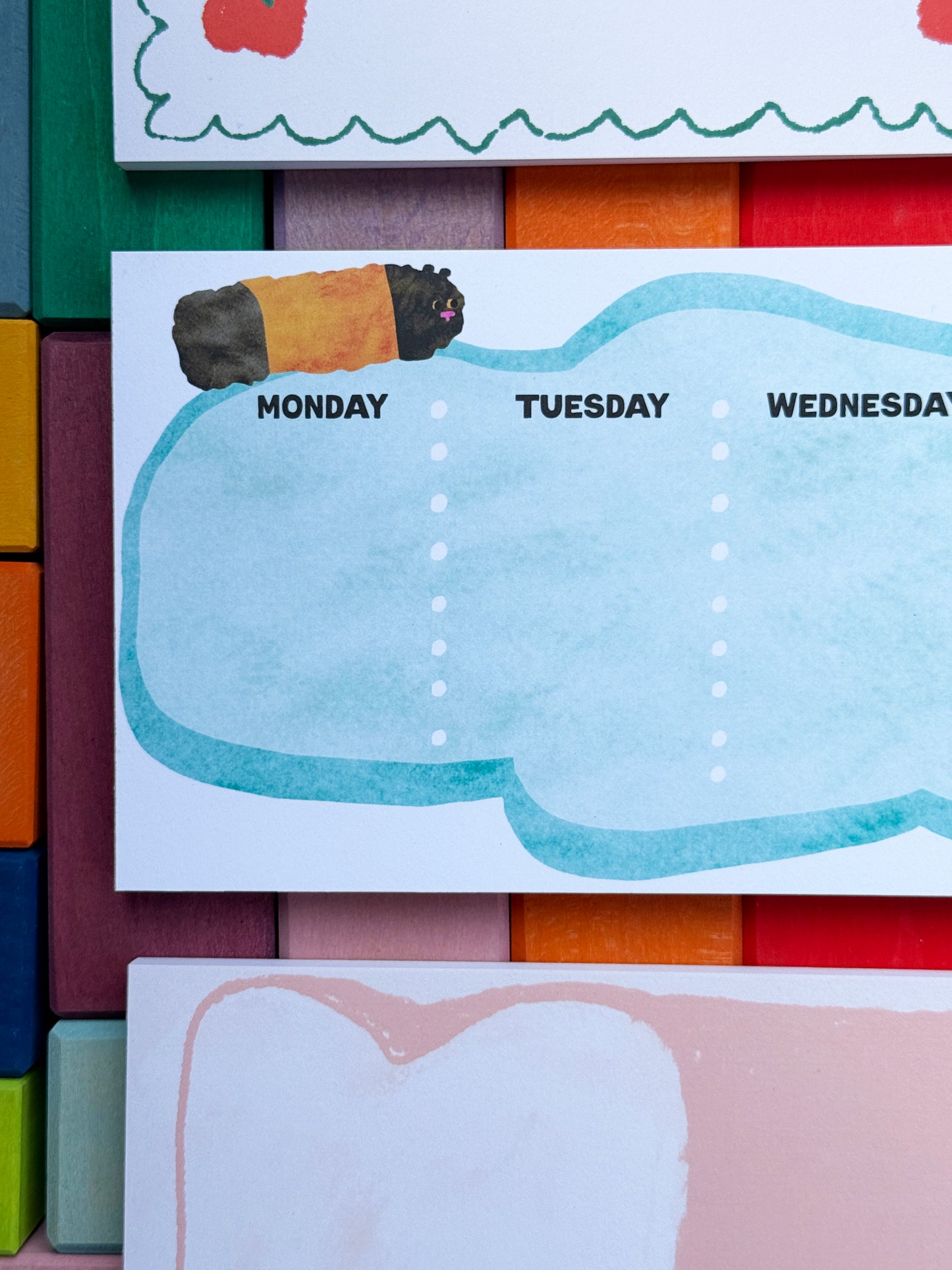 Wooly Bear Tear-Off Weekly Calendar